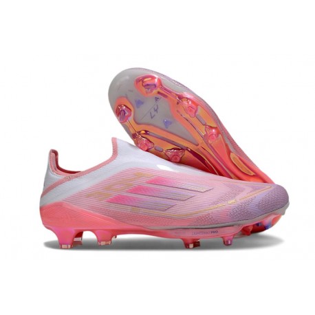 adidas F50 + FG LL Soccer Cleat Pink White
