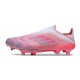 adidas F50 + FG LL Soccer Cleat Pink White