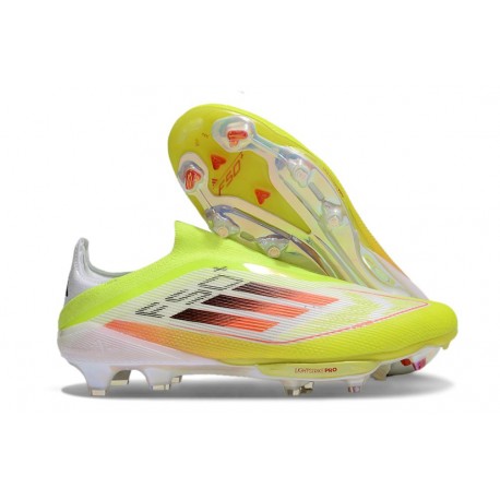 adidas F50 + FG LL Soccer Cleat Solar Yellow Black