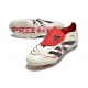 adidas 2025 Predator Elite FT FG Off White Core Black Pure Ruby