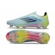 adidas F50 Elite Laceless FG Almost Blue Semi Lucid Blue Semi Solar Yellow