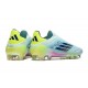 adidas F50 Elite Laceless FG Almost Blue Semi Lucid Blue Semi Solar Yellow