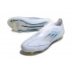 adidas F50 Elite Laceless FG Boot White Blue
