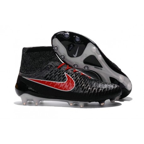 Nike 2016 New Magista Obra FG Soccer Boot Black Red