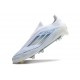 adidas F50 Elite Laceless FG Boot White Blue