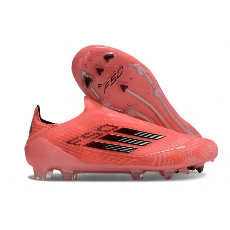 adidas F50 Elite Laceless FG Boot Orange Black