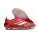adidas F50 Elite Laceless FG Boot Red Silver
