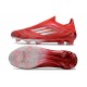 adidas F50 Elite Laceless FG Boot Red Silver