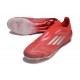adidas F50 Elite Laceless FG Boot Red Silver