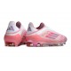 adidas F50 Elite Laceless FG Boot Pink White