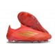 adidas F50 Elite Laceless FG Boot Solar Red Gold Met Bright Red
