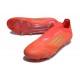 adidas F50 Elite Laceless FG Boot Solar Red Gold Met Bright Red
