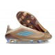 adidas F50 Elite Laceless FG Boot X Bad Bunny Cardboard Cream White Bright Cyan