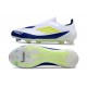 adidas F50 Elite Laceless FG Boot White Blue Volt