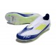 adidas F50 Elite Laceless FG Boot White Blue Volt