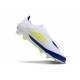 adidas F50 Elite Laceless FG Boot White Blue Volt