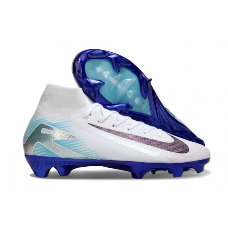 Nike Mercurial Superfly 10 Elite FG White Blue Black