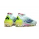 adidas F50 Elite Mid Cut FG Almost Blue Semi Lucid Blue Semi Solar Yellow