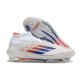 adidas F50 Elite Mid Cut FG Ftwr White Lucid Blue Solar Red