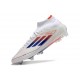 adidas F50 Elite Mid Cut FG Ftwr White Lucid Blue Solar Red