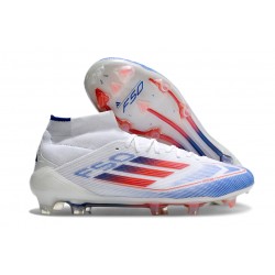 adidas F50 Elite Mid Cut FG Footwear White Solar Red Lucid Blue