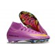 Nike Zoom Mercurial Superfly X Elite FG Purple Yellow