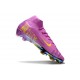 Nike Zoom Mercurial Superfly X Elite FG Purple Yellow