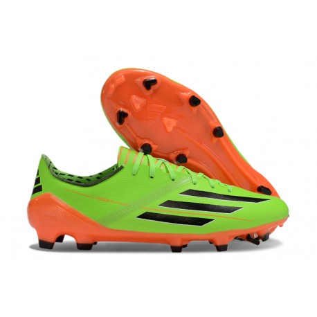 adidas F50 Elite FG Cleats Green Orange Black