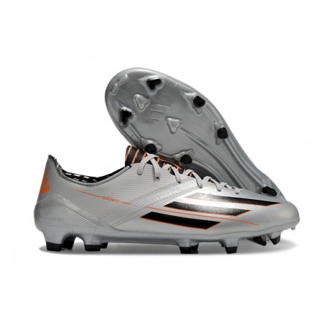 adidas F50 Elite FG Cleats Silver Black