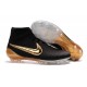 Nike 2016 New Magista Obra FG Soccer Boot Black Gold