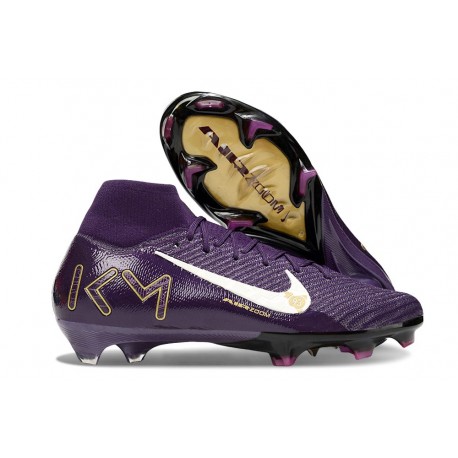 Nike Zoom Mercurial Superfly X Elite FG X MBAPPE Grand Purple Pale Ivory