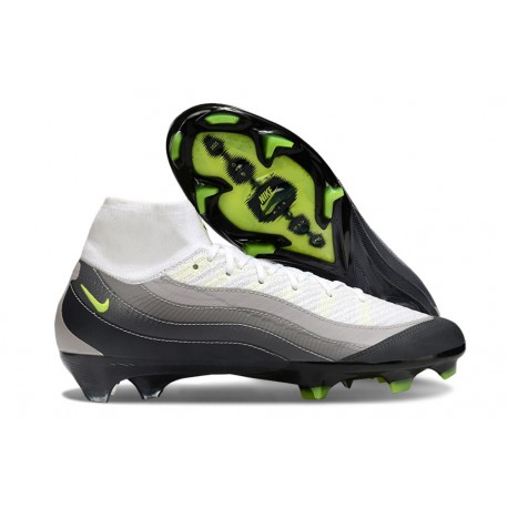 Nike Zoom Mercurial Superfly X Elite FG Air Max 95 Black Neon Yellow Anthracite Lt Graphite