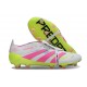 adidas 2025 Predator Elite FT FG White Lucid Pink Lucid Lemon