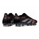 adidas Predator Elite L FG Black Grey Four Lucid Red