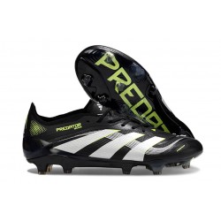 adidas Predator Elite L FG Black White Lucid Lemon
