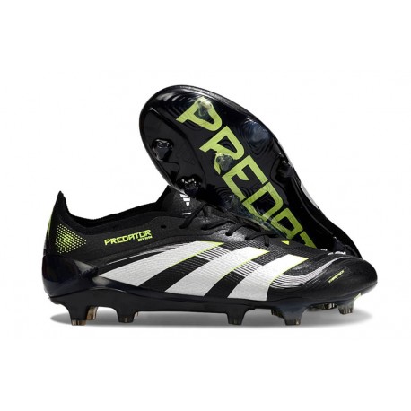 adidas Predator Elite L FG Black White Lucid Lemon
