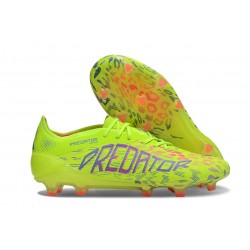 adidas Predator Elite L FG Lucid Lemon Lucid Pink Blue Fusion