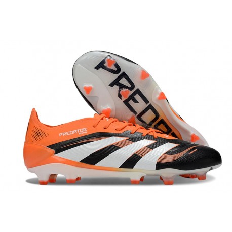 adidas Predator Elite L FG Black White Orange