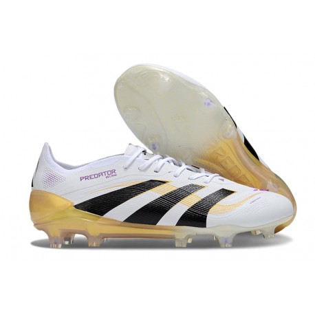 adidas Predator Elite L FG White Black Gold Met