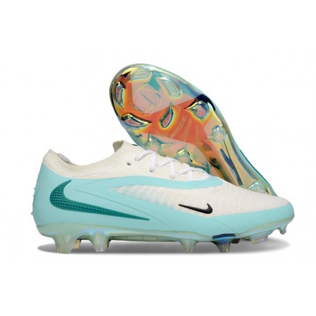 Nike Phantom 6 Low Elite FG Boots White Blue