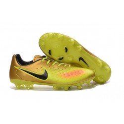 Nike Magista Opus II FG 2016 New Mens Soccer Cleats Gold Yellow Black