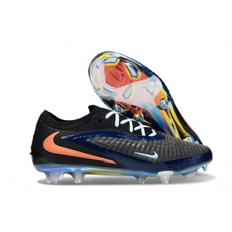 Nike Phantom 6 Low Elite FG Boots Black Orange