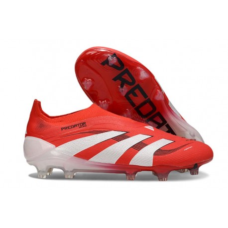 adidas Predator 25 Elite LL FG Lucid Red White Black