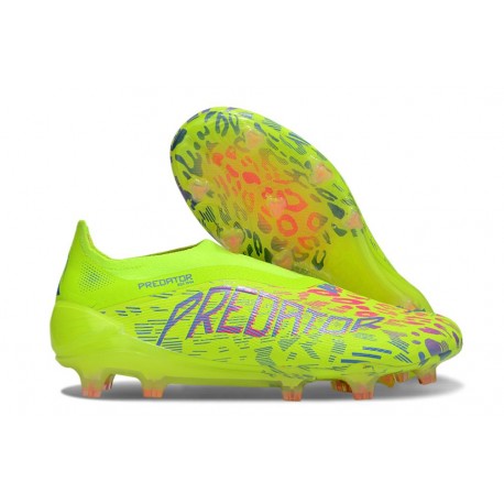 adidas Predator 25 Elite LL FG Lucid Lemon Lucid Pink Blue Fusion