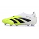 adidas Predator 25 Elite LL FG White Black Lucid Lemon