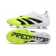 adidas Predator 25 Elite LL FG White Black Lucid Lemon