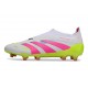 adidas Predator 25 Elite LL FG White Lucid Pink Lucid Lemon