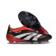 adidas Predator 25 Elite LL FG X MOMENTS Black White Vivid Red