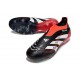 adidas Predator 25 Elite LL FG X MOMENTS Black White Vivid Red