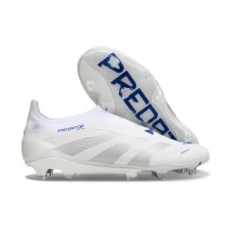 adidas Predator 25 Elite LL FG White Grey
